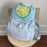 Mochila con cordón para exteriores de Color dopamina, mochila de nailon impermeable para viaje, bolsa para libros, bolso de hombro para senderismo de gran capacidad - details 13
