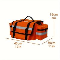 Botiquín de primeros auxilios para exteriores, bolsa médica táctica, estuche de rescate de gran capacidad, mochila de viaje Oxford reflectante impermeable con múltiples bolsillos - details 0