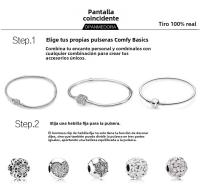 Pandora Chapado en Cobre Blanco Gruzo Plata Gold Rose Huesode Serpiente pulsera AMOR Amor pulsera - details 3