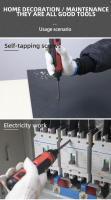Destornillador eléctrico recargable sin cable de 3.6v de ion de litio Conjunto de brocas eléctricas de Beatle de largo / corto - details 5