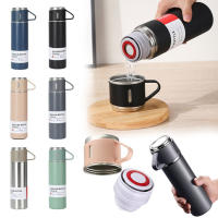 Set de Olla de Vacío de Moda de Acero Inoxidable de 500ml Tus Tazas de Acero para Deportes al Aire Libre Botella de Agua Aislada con Tapa Taza de Café - details 6