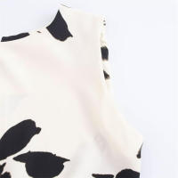 Vestido largo con cuello redondo sin mangas estampado estilo callejero para mujer - details 6