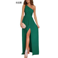 Vestido largo elegante para mujer en fiestas, noche, boda, graduación, sin mangas, sin espalda, vestido sexy de longitud máxima - details 2