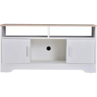 Mueble para Televisor de Mesa Diseño Clásico Gran Espacio de Almacenamiento - details 5