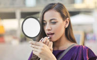 Handheld Mirror with Handle