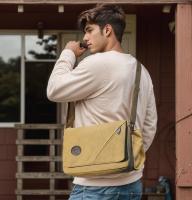 Bolsa de lona para hombre con gran capacidad, adecuada para ordenador portátil, candado, escuela, uso diario - details 11