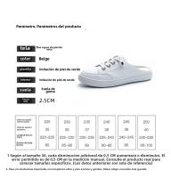 Baotou media zapatillas de mujer de fondo plano exterior desgaste de verano de cuero transpirable y ligero media bandeja zapatos sin tacón zapatos blancos - details 4