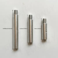 3 piezas M14 amoladora angular de pulido de automóviles Conector de biela extendida Varilla de extensión Accesorios de modificación multifunción Conexión de eje de tornillo Alambre M14, accesorios de molienda de aleación de aluminio roscado - details 1