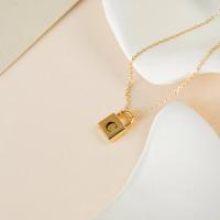 Collar de primera letra para mujer, cerradura de acero inoxidable - details 7