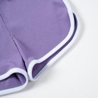 Conjunto De Verano Para Bebé Niña 2024 Shorts Y Camiseta Cómodo Transpirable Ropa De Casa Estilo Casual Sin Mangas Cuello Redondo - details 33