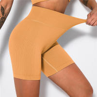 Pantalones cortos de yoga para mujer, leggings de cintura alta sin costuras para correr, entrenar, gimnasio - details 18
