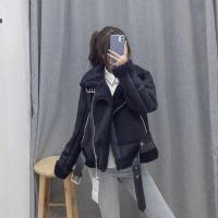 Chaqueta cálida de lana de cordero integrada de piel de ante, Otoño e Invierno - details 4