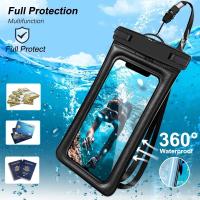 Funda de Agua para Nado Flotante Impermeable para iPhone, Samsung, Xiaomi, Huawei - details 0