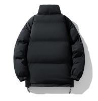 Chaqueta de pan con cuello alto para hombre, camiseta de algodón gruesa y cálida, informal, multicolor, mismo estilo, invierno - details 25