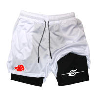 Pantalones Cortos de Doble Capa para Entrenamiento de Anime Secado Rápido, Multiuso, Talla M-3XL - details 4
