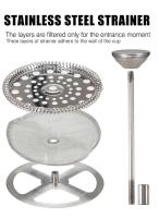 Tiartisan - Mango plegable de titanio, prensa francesa, cafetera cubierta para colgar, utensilios de cocina para acampar al aire libre, taza de agua - details 6