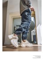 Zapatos De Hombre Zapatillas De Deporte Transpirables, Zapatillas De Correr De Suela Gruesa Que Aumentan - details 16