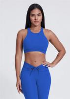 SHINBENE-Sujetador deportivo de cuello alto para entrenamiento, sostén con relleno cruzado en la espalda, ideal para Yoga - details 15