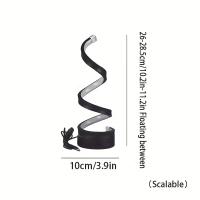 Lámpara de mesa LED USB de 5V, luz de escritorio en espiral creativa moderna, 3 colores regulables para dormitorio, sala de estar, oficina, Bar, iluminación decorativa - details 15
