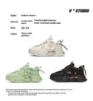 Parte superior informal de cuero de fibra ultrafina para hombre, zapatos deportivos de talla grande para papá, suela de goma PU, impermeable y transpirable para caminar - details 3