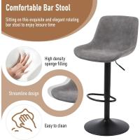 Juego de Taburetes de Cocina Altos Taburetes Giratorios de Bar con Resalto - details 17