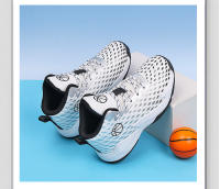 Zapatos de baloncesto de marca para niños, zapatillas de deporte antideslizantes para niños, zapatos de cesta para entrenador, zapatos deportivos cómodos para exteriores para niños - details 14