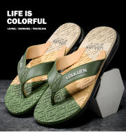 Nueva playa chanclas de los hombres antideslizantes zapatillas exteriores de verano pellizcar pies sandalias de los hombres tendencia casual sandalias - details 13