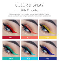 Producto caliente Handaiyan12 Color mate de secado rápido no es fácil de difuminar Color delineador de ojos conjunto de maquillaje de rendimiento - details 3
