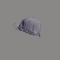 Gorra de béisbol de ala corta de Color sólido Retro con cordón ajustable sombrero de sol informal visera de protección solar gorra con visera para hombres - details 13