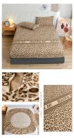 Sábana de Cama Impresa con Flor Azul Funda de Almohada de Lino Reactive para Cama Individual/Reina/Rey Protector de Almohada de Tela Elástica - details 20