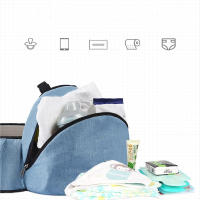 Bolsa de canguro de tipo Horizontal con bolsillo de almacenamiento para bebé, portabebés, toalla trasera para recién nacido, mochila infantil - details 6