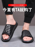 Verano nuevas zapatillas de los hombres de cuero de la moda de desgaste exterior sandalias zapatos de playa de los hombres de una palabra zapatos de los hombres. - details 4