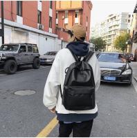 Mochila de Cuero Suave Mochila de Viaje de Ocio para Estudiantes Universitarios, Mochila de Ordenador de Gran Capacidad para Hombres - details 8