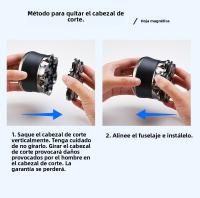 Nueva Maquinilla de Afeitar Eléctrica Cabeza de Seven Cuchillos para Lavar el Cuerpo Completo - details 1