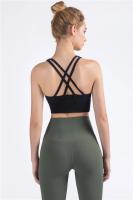 Top de Yoga Transpirable ZHUMU GYM Top de Deportiva de Verano con Espalda Cruzada para Mujeres - details 24