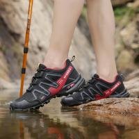 Nuevo Modelo 2025 Zapatos de Senderismo Impermeables para Hombre, Calzado Ligero y Cómodo de Cuero, Antideslizante para Caminar - details 8