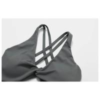 Sujetador deportivo con tirantes cruzados para mujer, sostén deportivo de realce, Top corto para Yoga, gimnasio, Fitness, transpirable - details 32