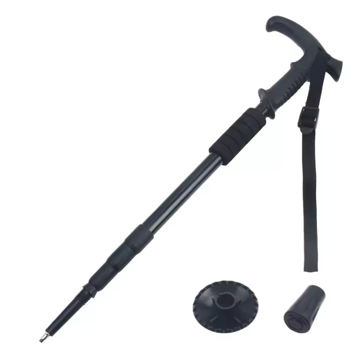 Bastón de Trekking de bloqueo rápido para hombres y mujeres, bastones ligeros para caminar - 1