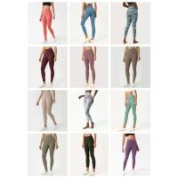 women's multi-color tie dye camouflage fur yoga nine-point leggings tight high waist lift hip pants with pocket - details 2