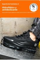 Zapatos de Seguridad para Trabajo Tejidos Voladores con Botón Resistentes al Desgaste, Cómodos, Ligeros y Transpirables para Hombres - details 9
