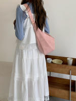 Bolso de gran capacidad para mujeres 2025 Nuevo bolso de verano de un solo hombro para estudiantes, bolso rosa para clase y viaje. - details 4