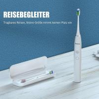 Konren cepillo de dientes eléctrico KR-W7 sónico, temporizador de 4 cabezales, 5 modos y 3 niveles de vibración, viene con bolsa de viaje, blanco - details 7