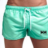 Pantalones cortos de playa para hombre, ropa deportiva de verano con bolsillos, material transpirable y de secado rápido, pantalones cortos de baño para surf. - details 2
