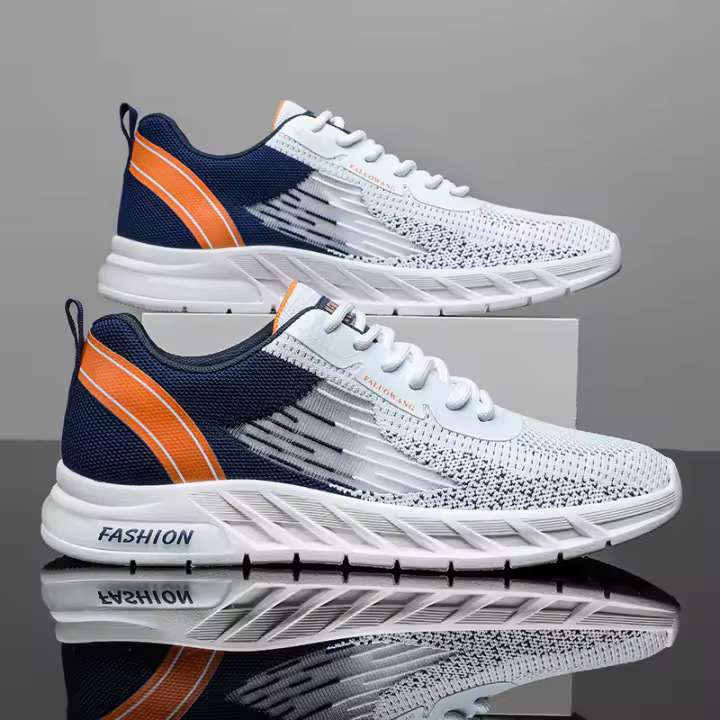 Zapatillas de Moda para Hombres Primavera-Verano 2025 Estilo Plano con Cordones de Malla - 1