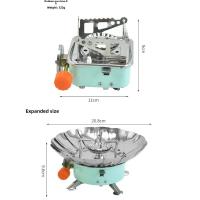 Mini estufa de Gas de cartón plegable portátil para acampar al aire libre, cocina compacta, estufa cuadrada pequeña para entretenimiento al aire libre - details 8