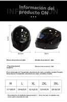Casco moto integral hombre aire libre Deportes MX Carreras de Locomotora - details 2