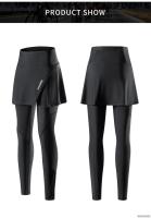 WOSAWE Pantalones de Ciclismo para Mujeres Tights de MTB Reflectantes con Falda - details 7