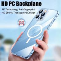 Funda de Aluminio Transparente Magnética HD para iPhone 12 13 14 15 Pro Max con Protector de Lente y Carcasa de Metal Anti Huellas de Dedos Diseño Geométrico de Película - details 3