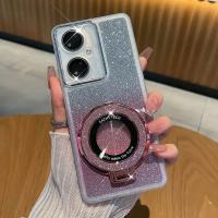 Funda de teléfono de TPU con soporte de anillo de purpurina de lujo para MOTO Edge 60 Pro 60 Fusion 50 40 Ultra Neo, funda protectora a prueba de golpes completamente inclusiva - details 1