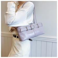 Bolso de las axilas de textura premium, bolso de hombro portátil informal versátil de estilo simple para viajar a la moda para mujer - details 23